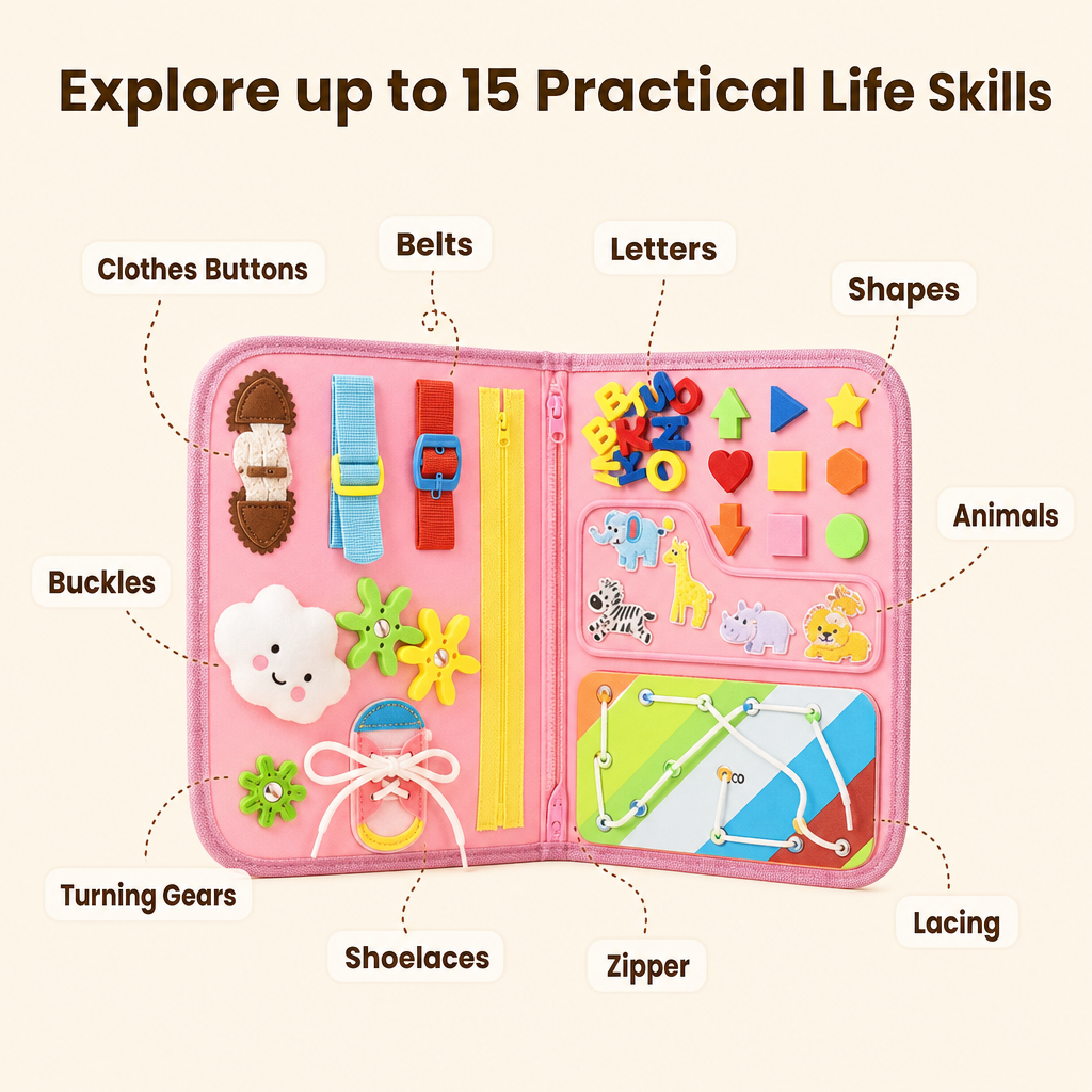 Nooche Montessori Busy Board